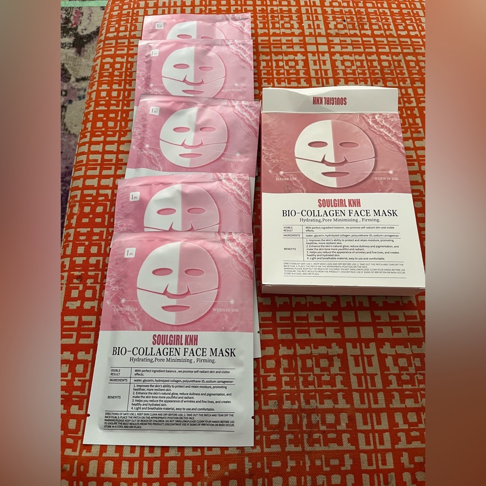 SOULGIRL KNH Bio-Collagen Face Mask (5 Pack)